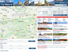 Tablet Screenshot of city-maps.at